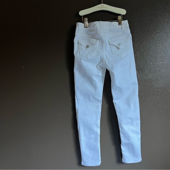 Hudson Skinny White Jeans Girls Size 8 - Picture 2 of 8